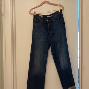 Levi’s ribcage straight jean